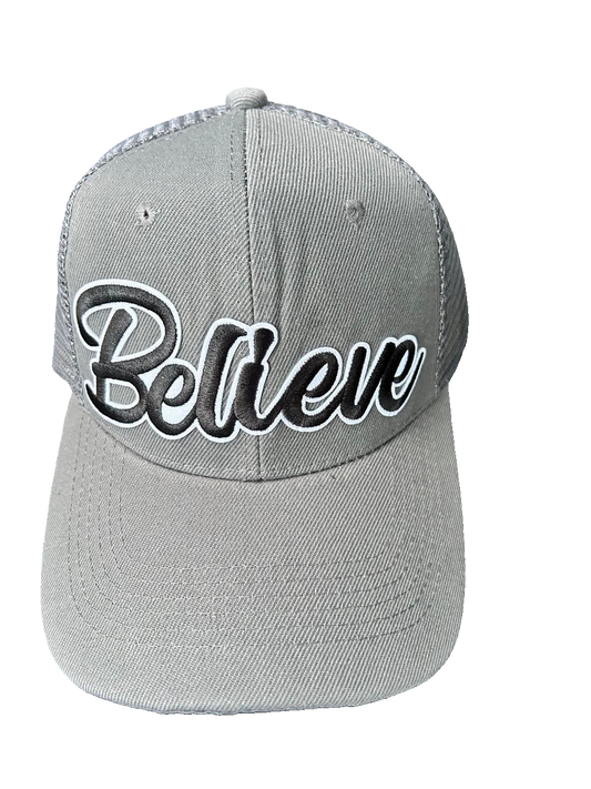 Believe Mesh Hat